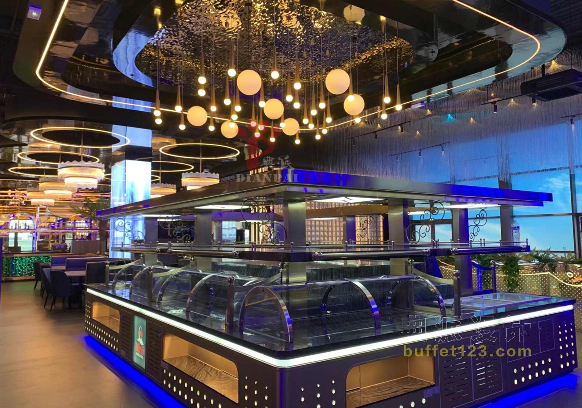 轻奢风自助餐台布菲02
