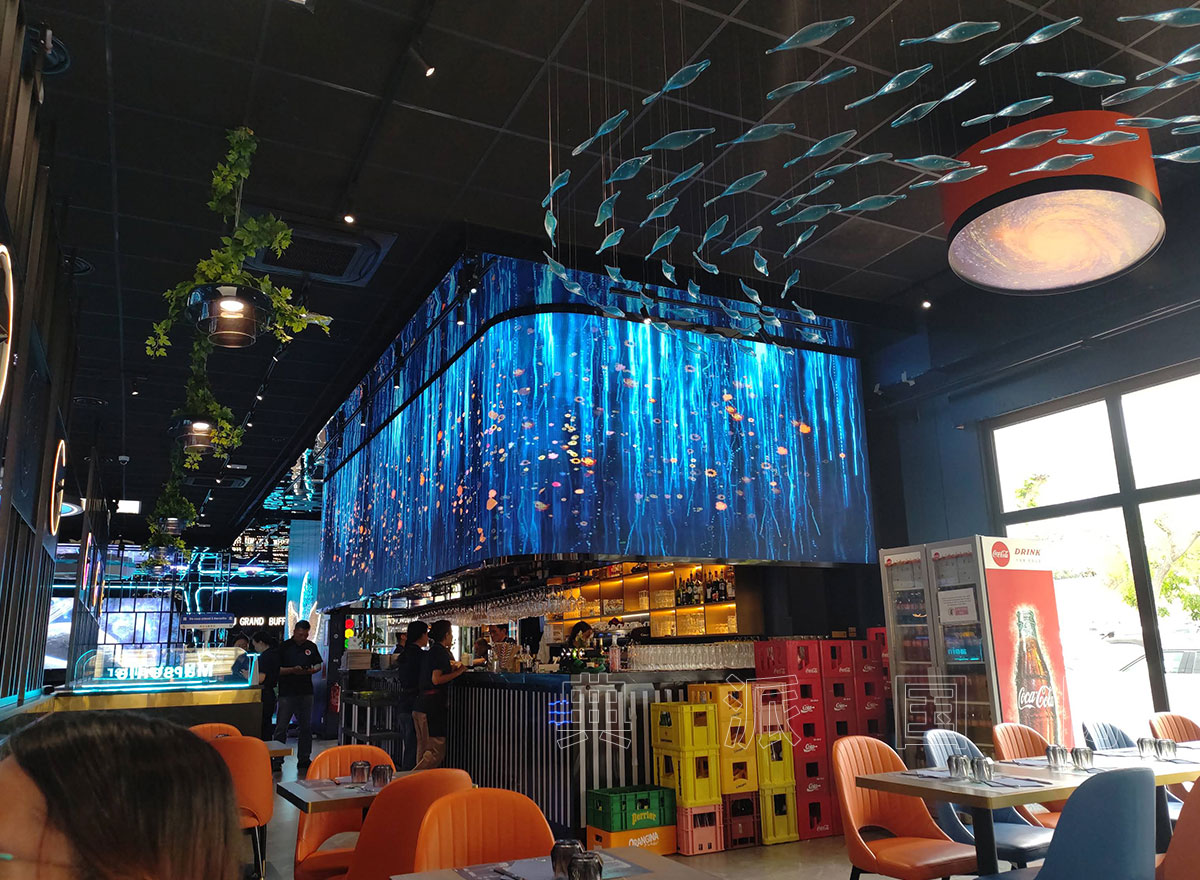 海洋风自助餐厅