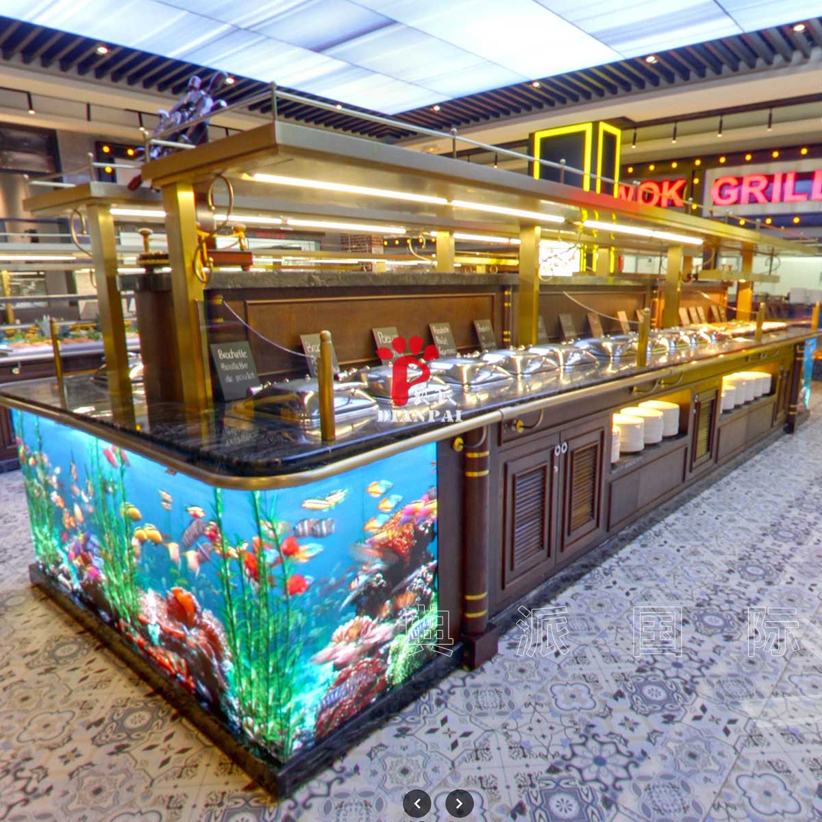 高级自助餐台布菲台