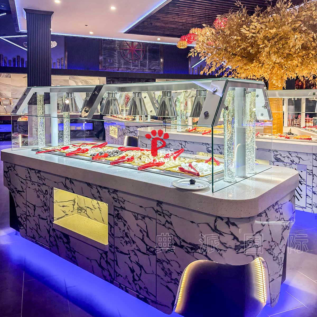美国Hibachi Buffet分店布菲自助餐台01