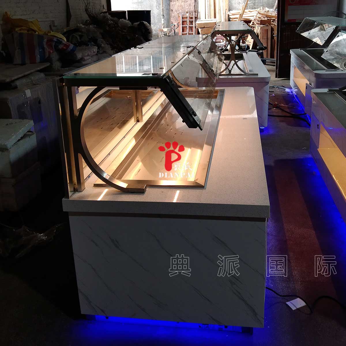 典派为美国餐厅生产定制布菲台07