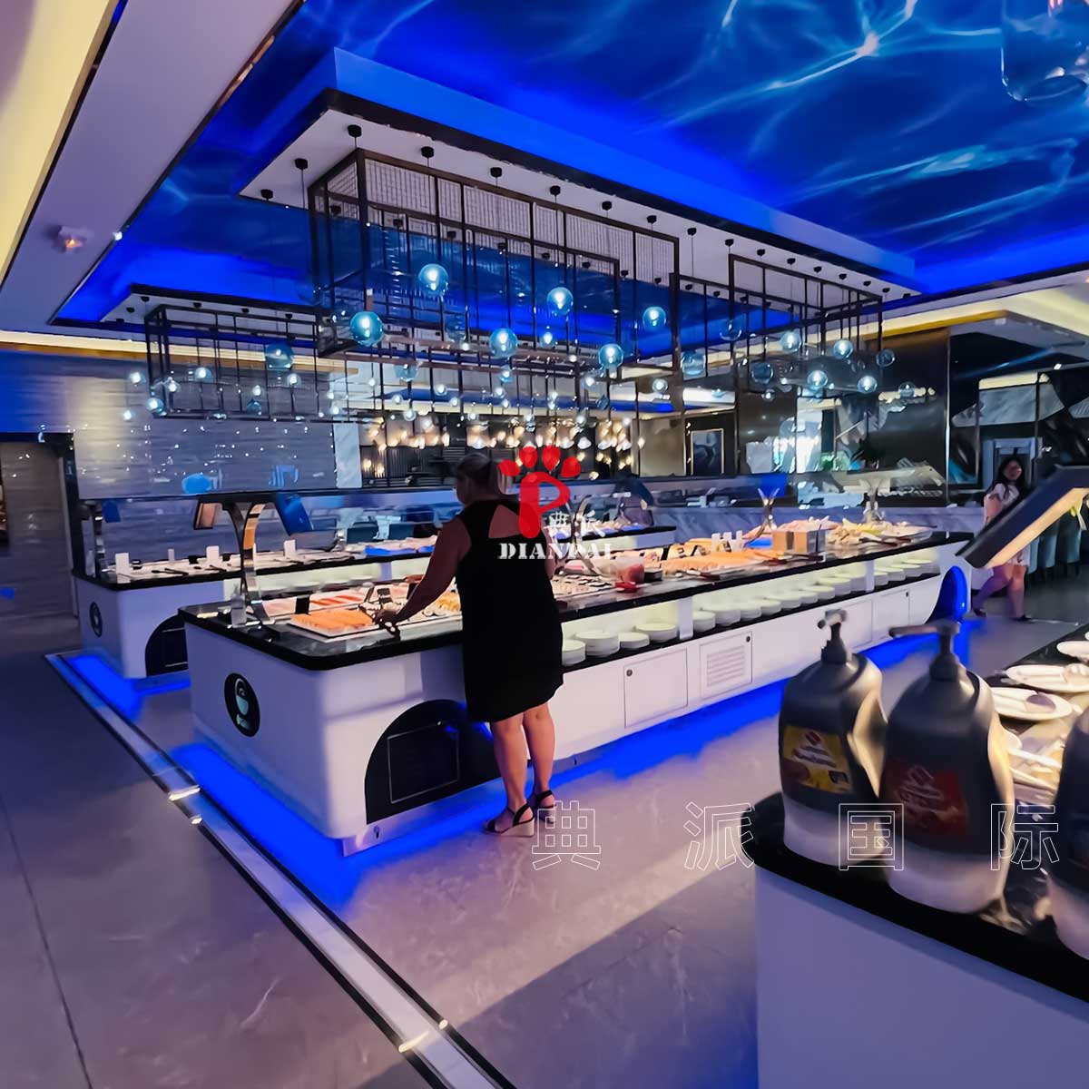 海外华人餐厅寿司自助餐布菲台定制合集02-4