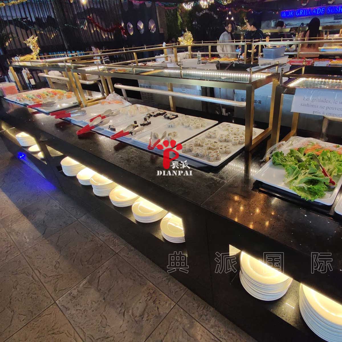 海外华人餐厅寿司自助餐布菲台定制合集02-3