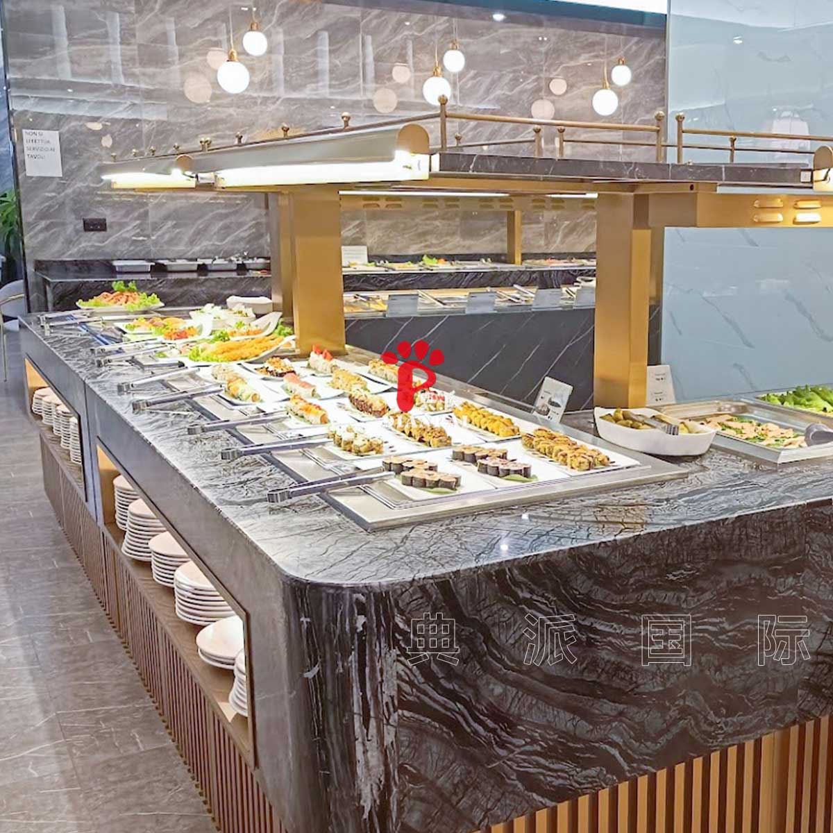 海外华人餐厅寿司自助餐布菲台定制合集02-6