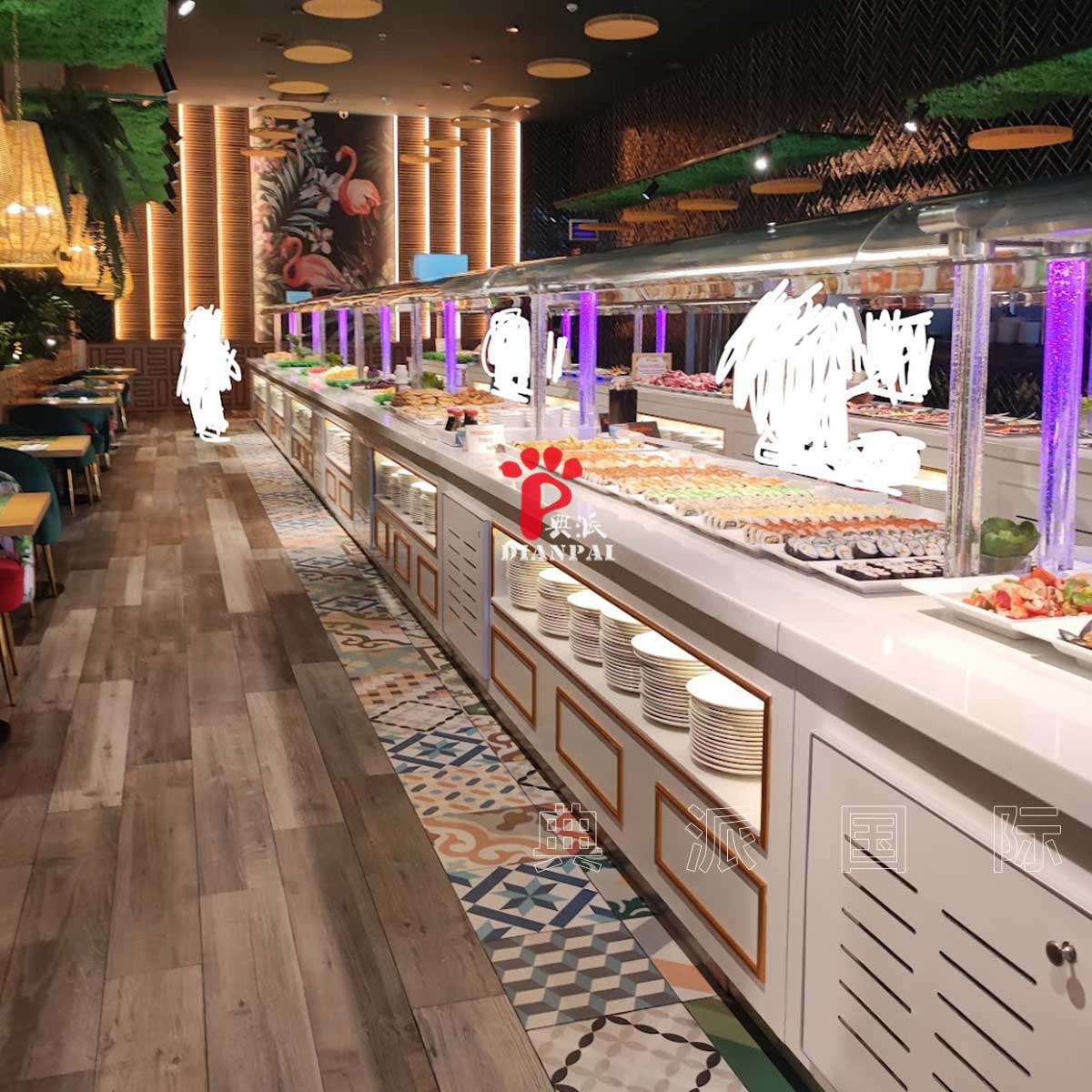 海外华人餐厅寿司自助餐布菲台定制合集03-6