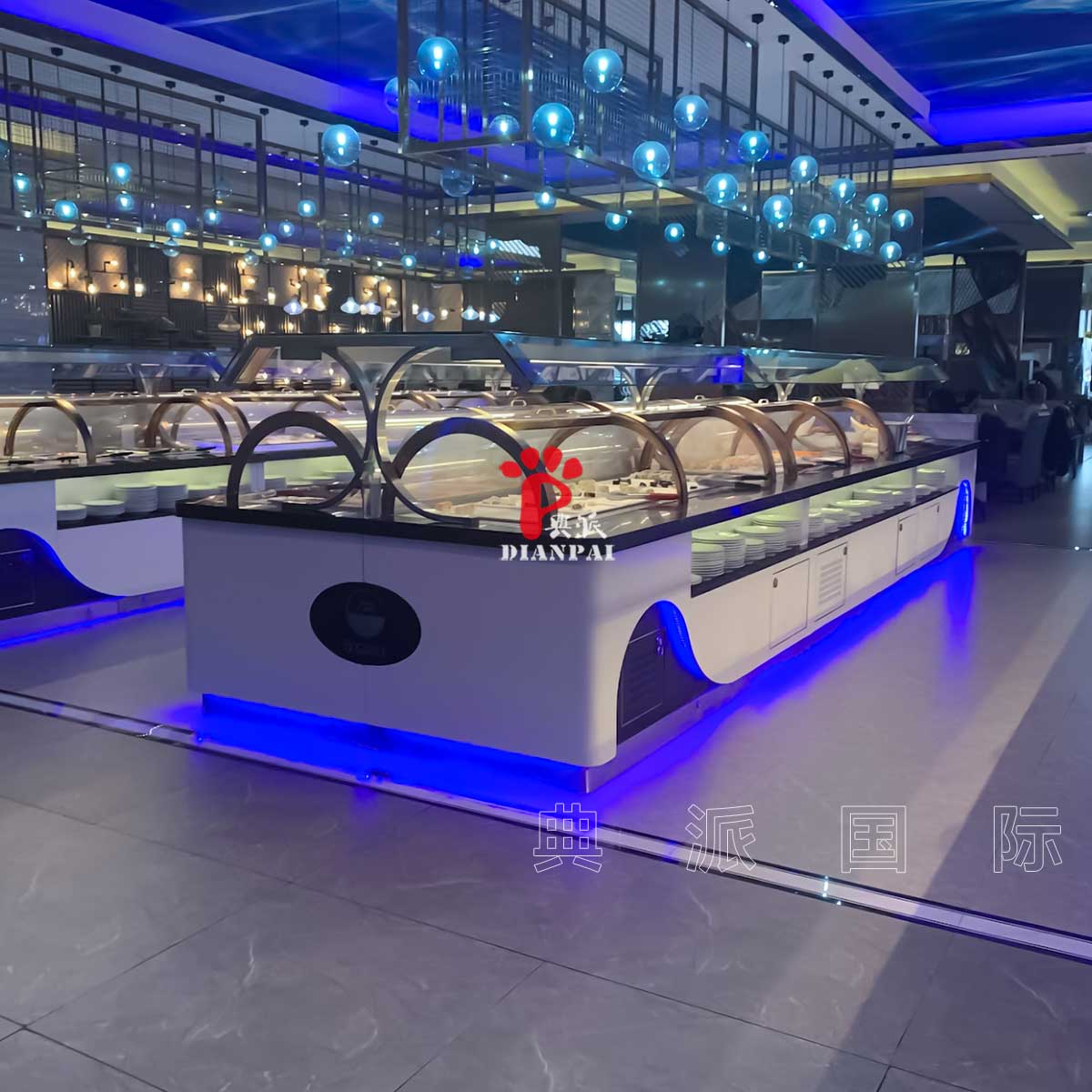 海外华人餐厅寿司自助餐布菲台定制合集03