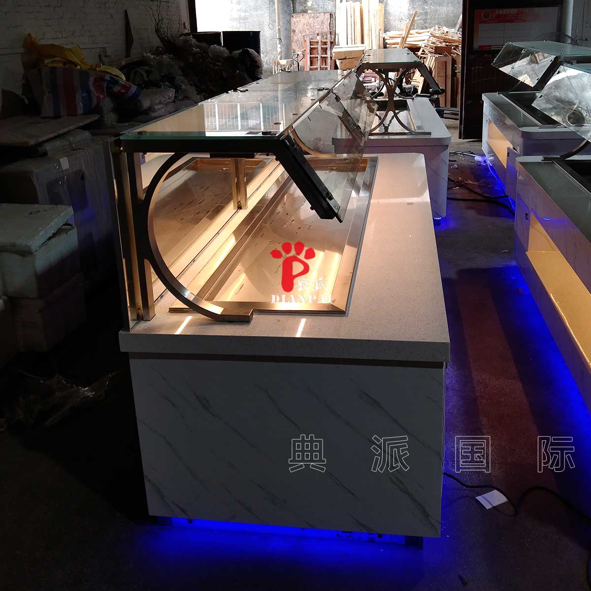 出口德国自助餐厅的布菲台07