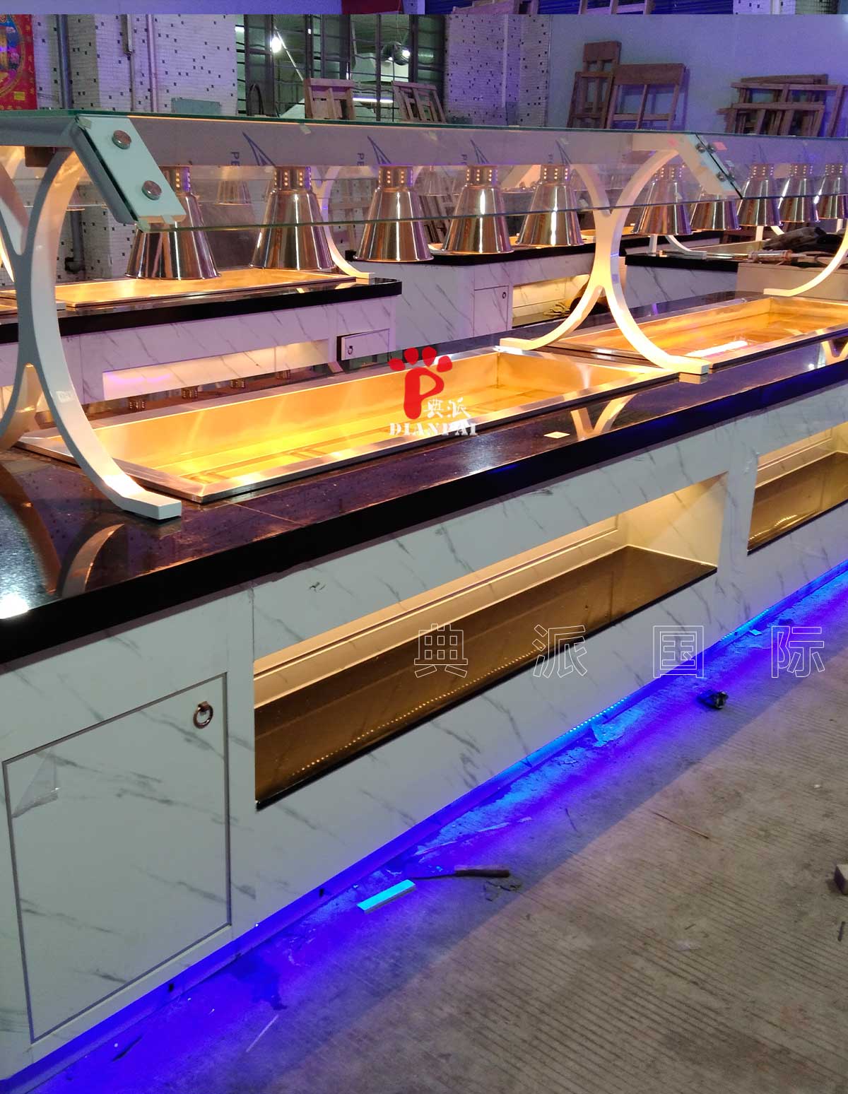 典派自助餐台生产车间