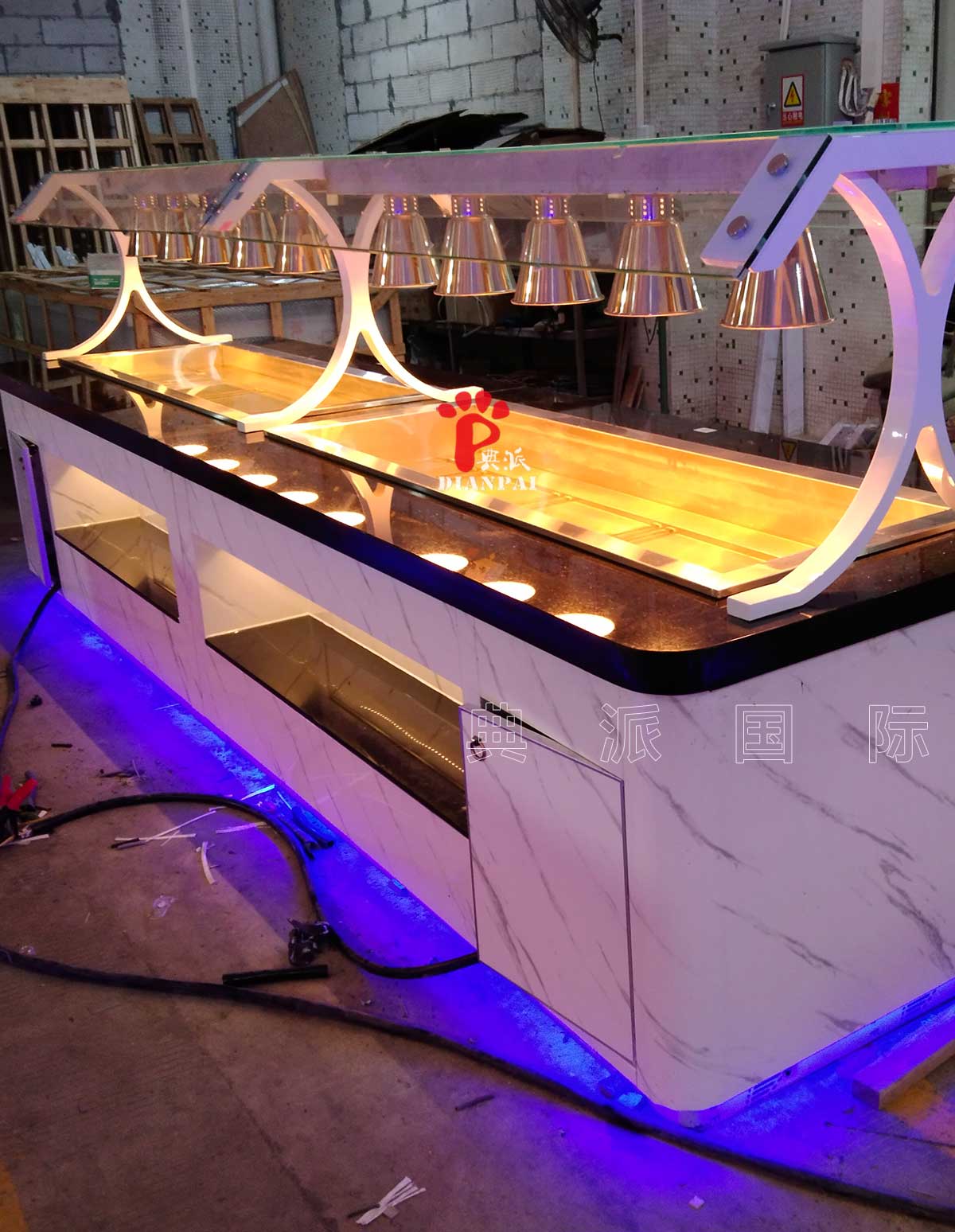 ​美国加州 Fusion 餐厅布菲台项目