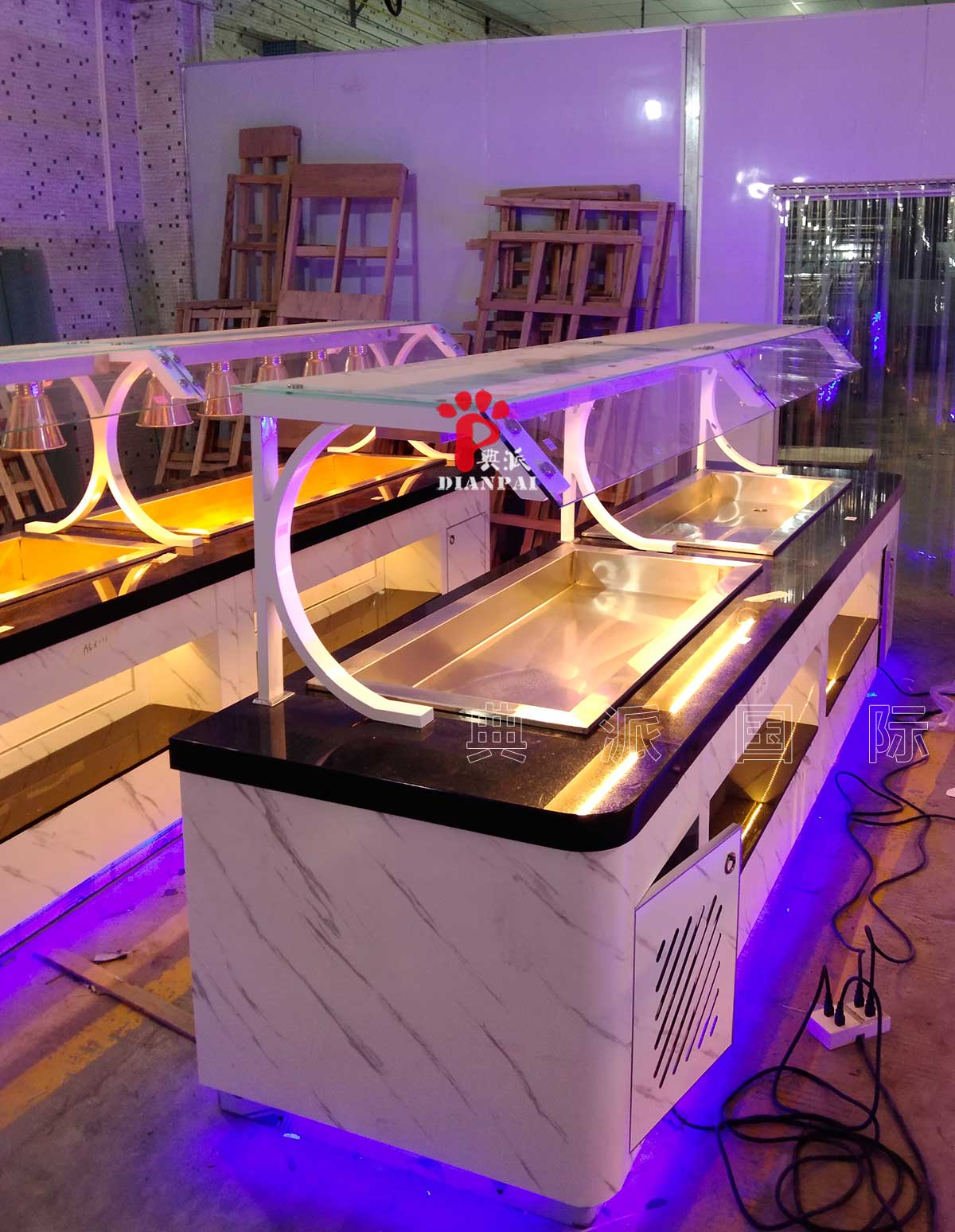 符合美国认证的自助餐台