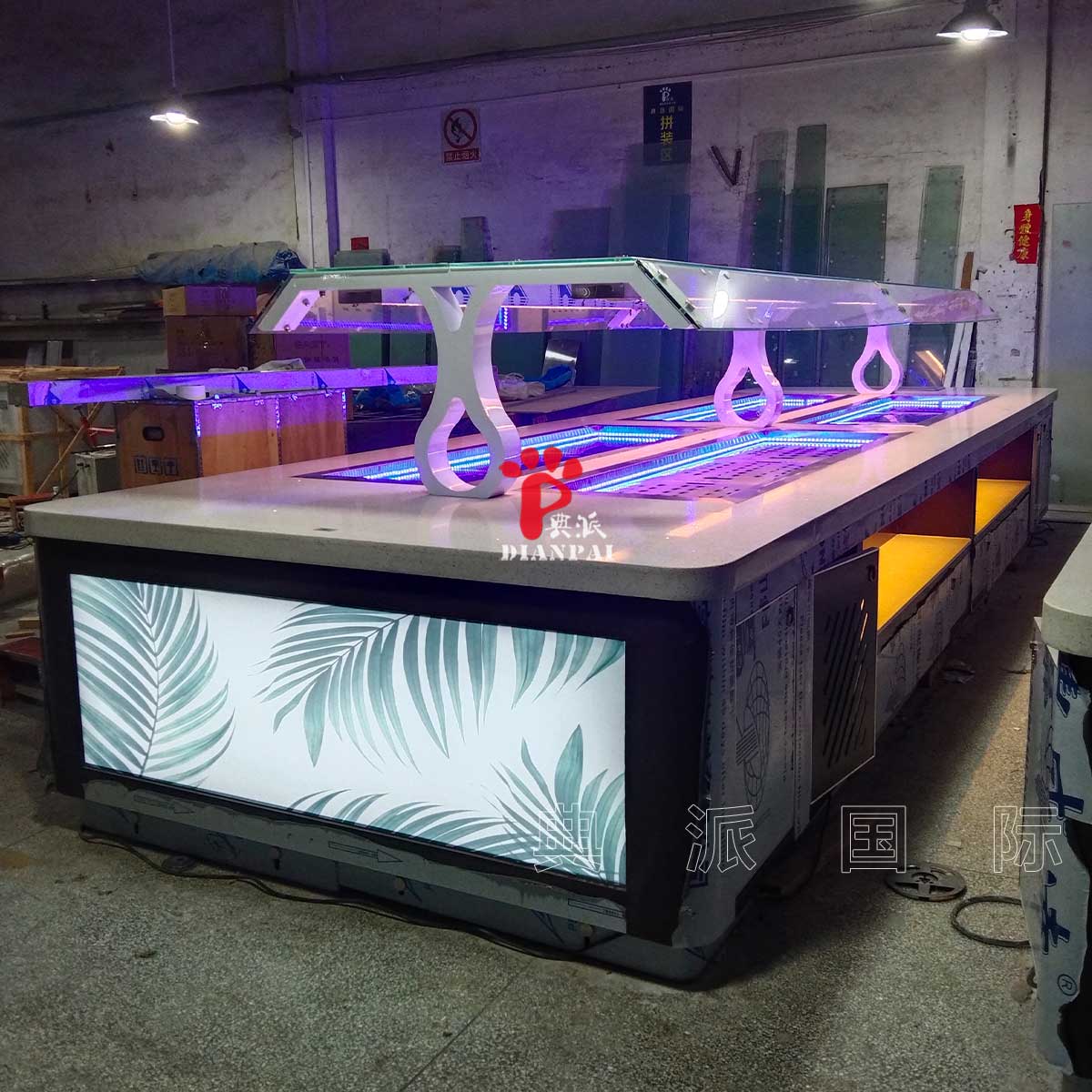 出口到欧洲捷克餐厅的布菲自助餐台定制项目