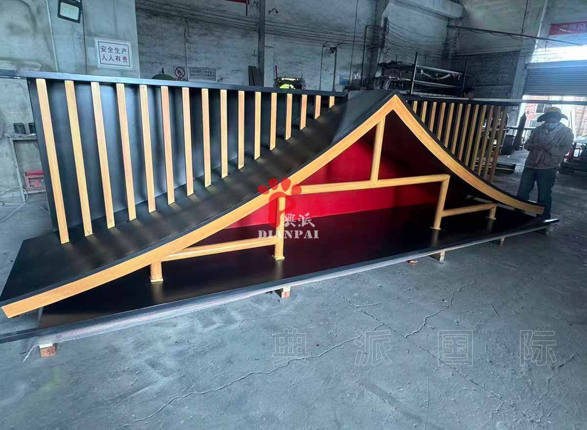 典派国际给德国华人餐厅生产的餐厅用品装饰材料