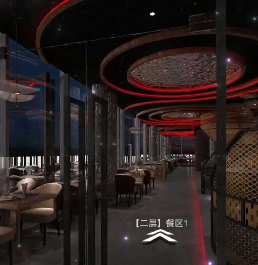 法国暗红风格肉类餐厅设计