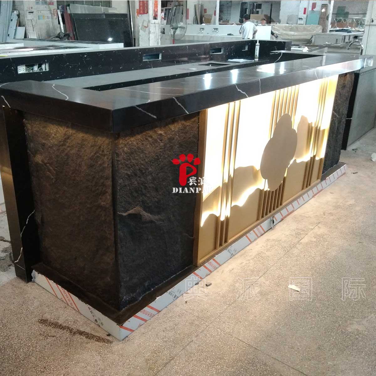 西班牙餐厅接待台设计定制厂家款式展示