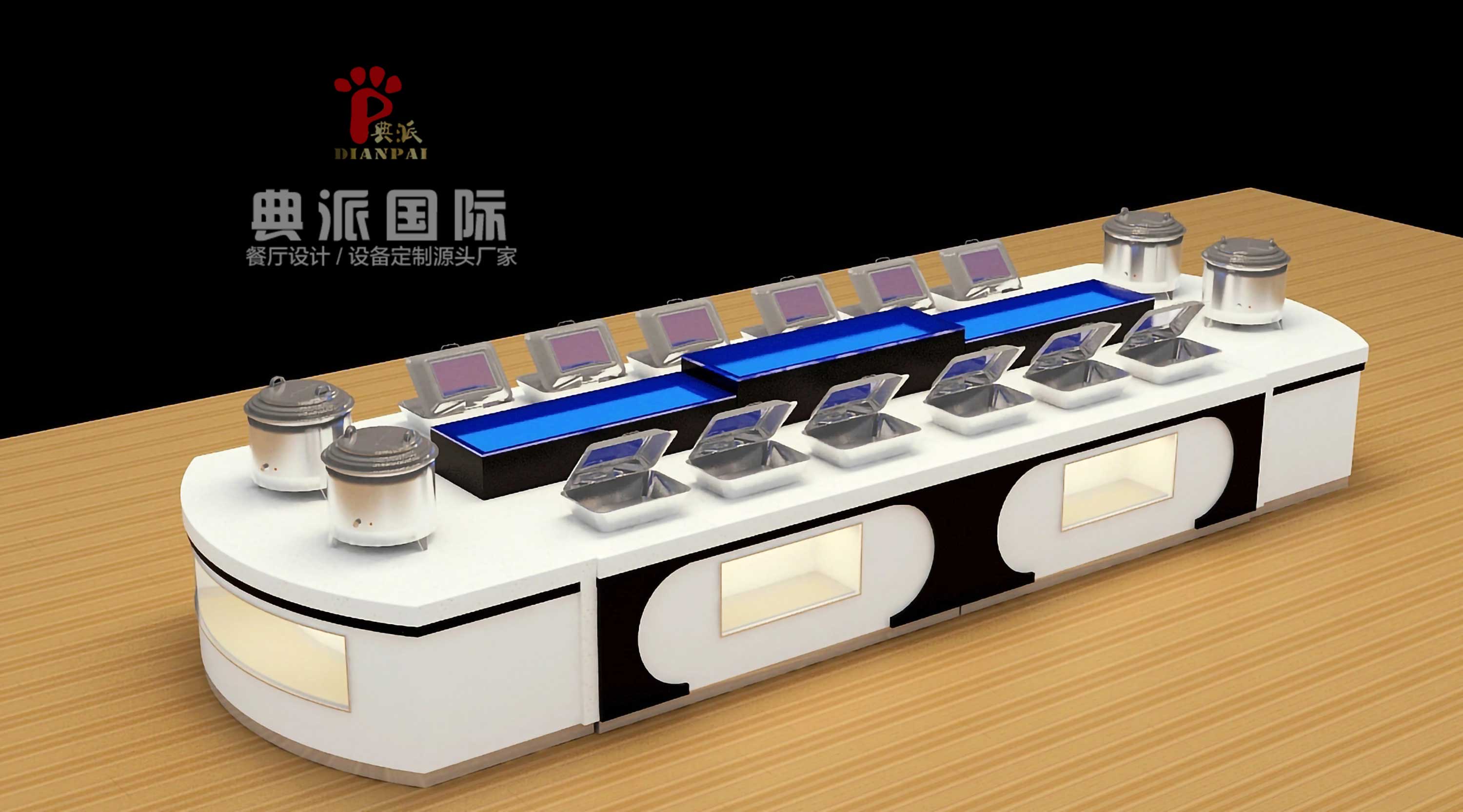 上海市单位职工食堂取餐台项目——典派国际为国内单位食堂提供专业定制