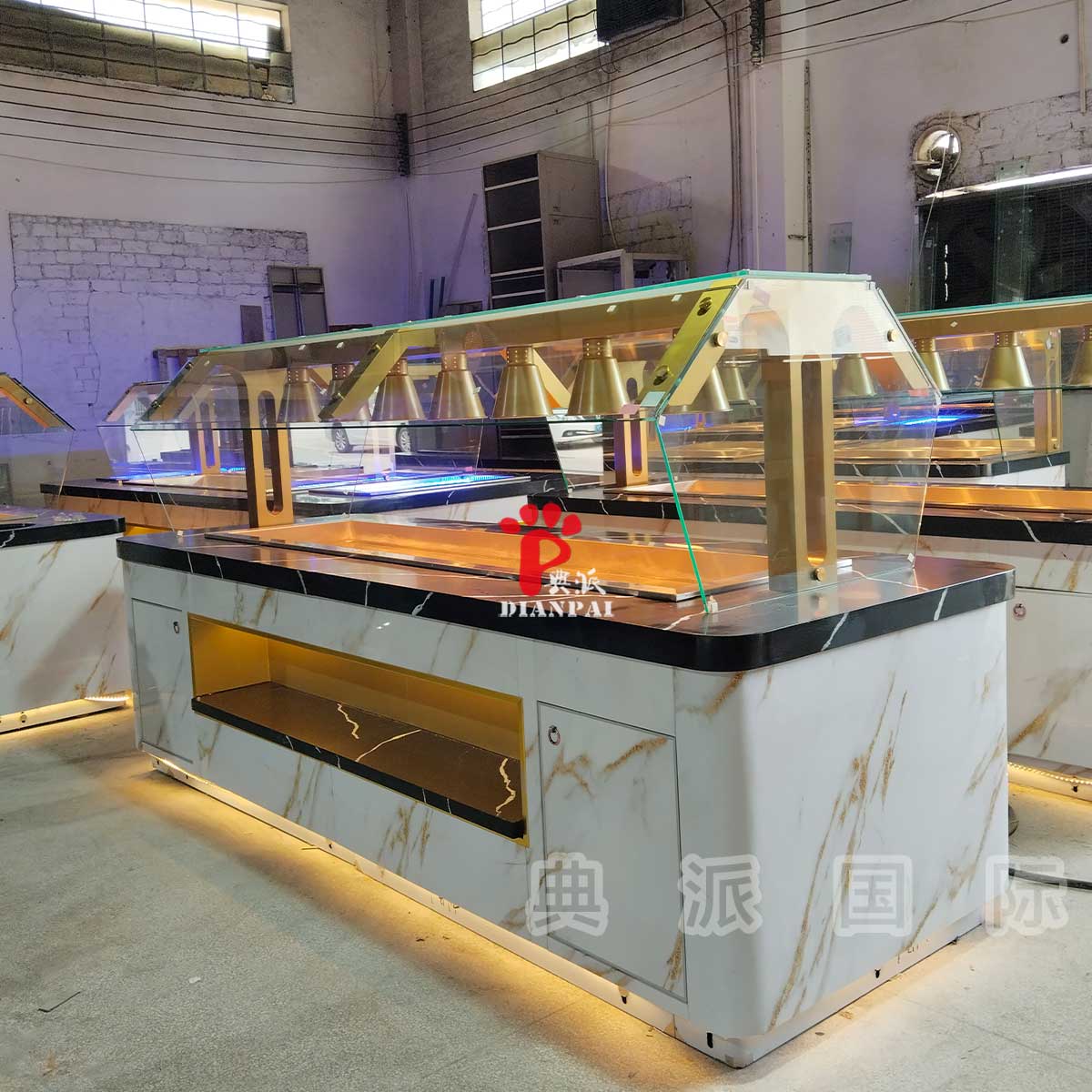 美国餐厅使用的新款自助餐台