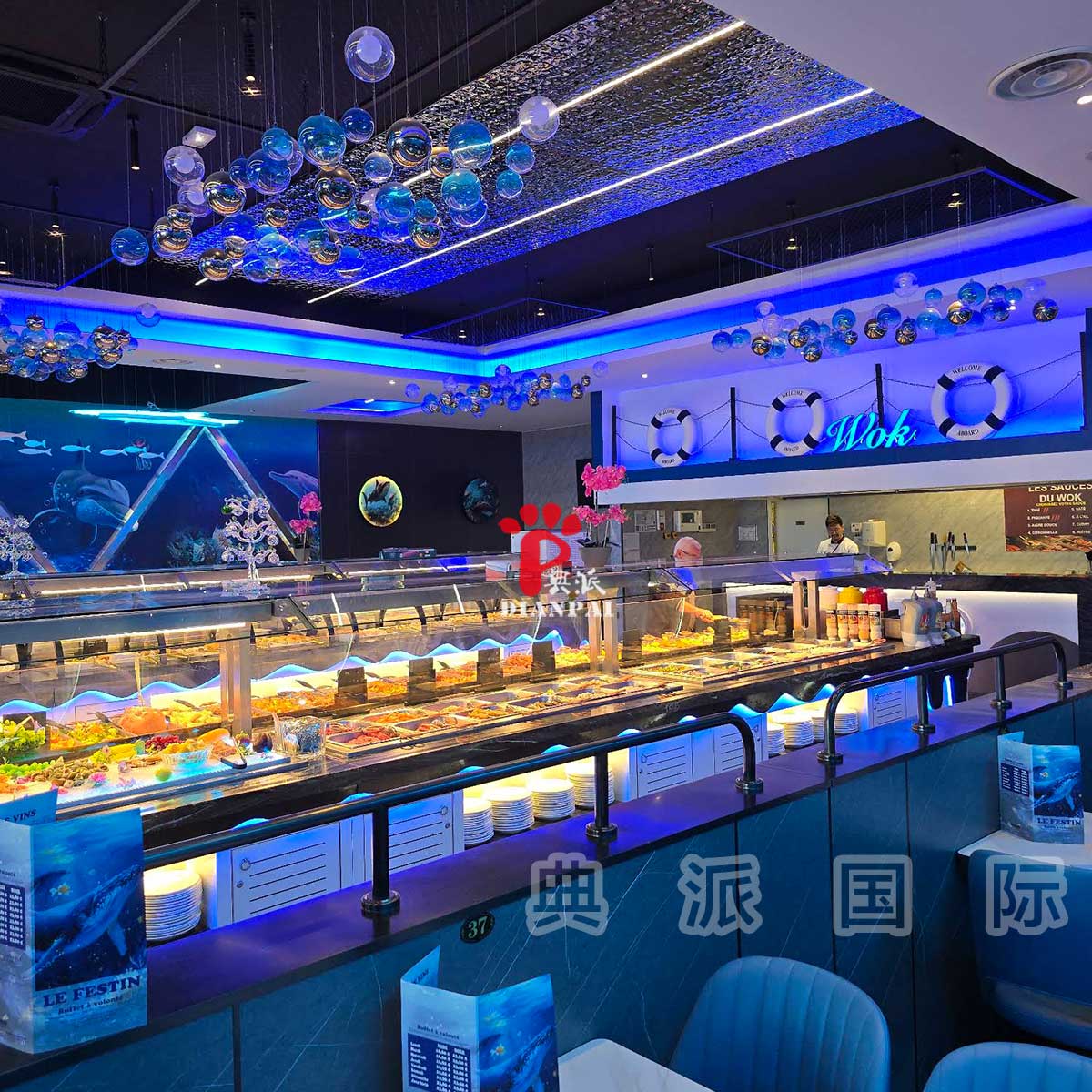 中小型餐厅海洋风设计