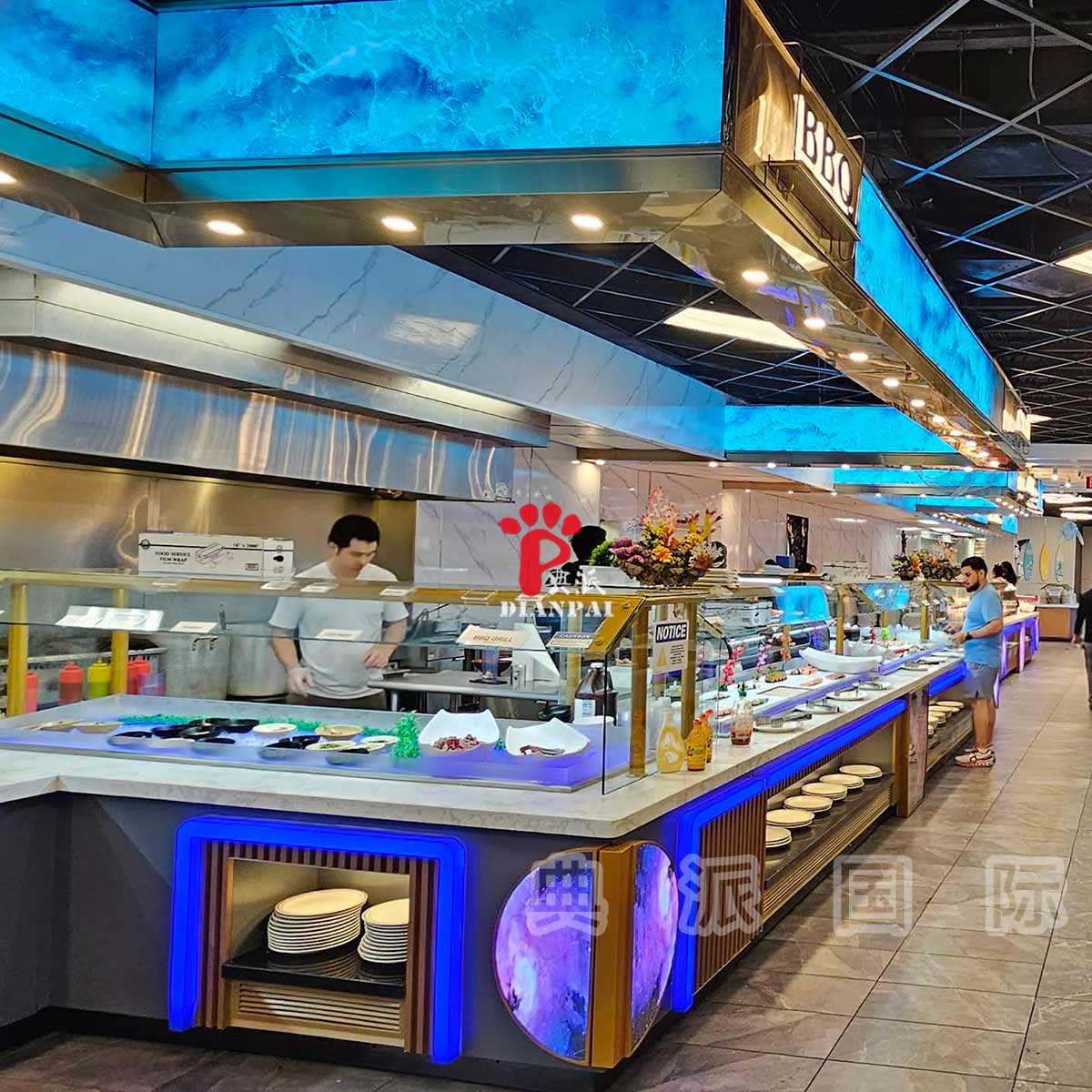 美国Buffet店翻新案例