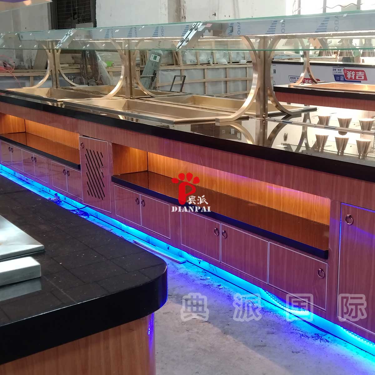 墨西哥智利火锅店常见自助餐台设计