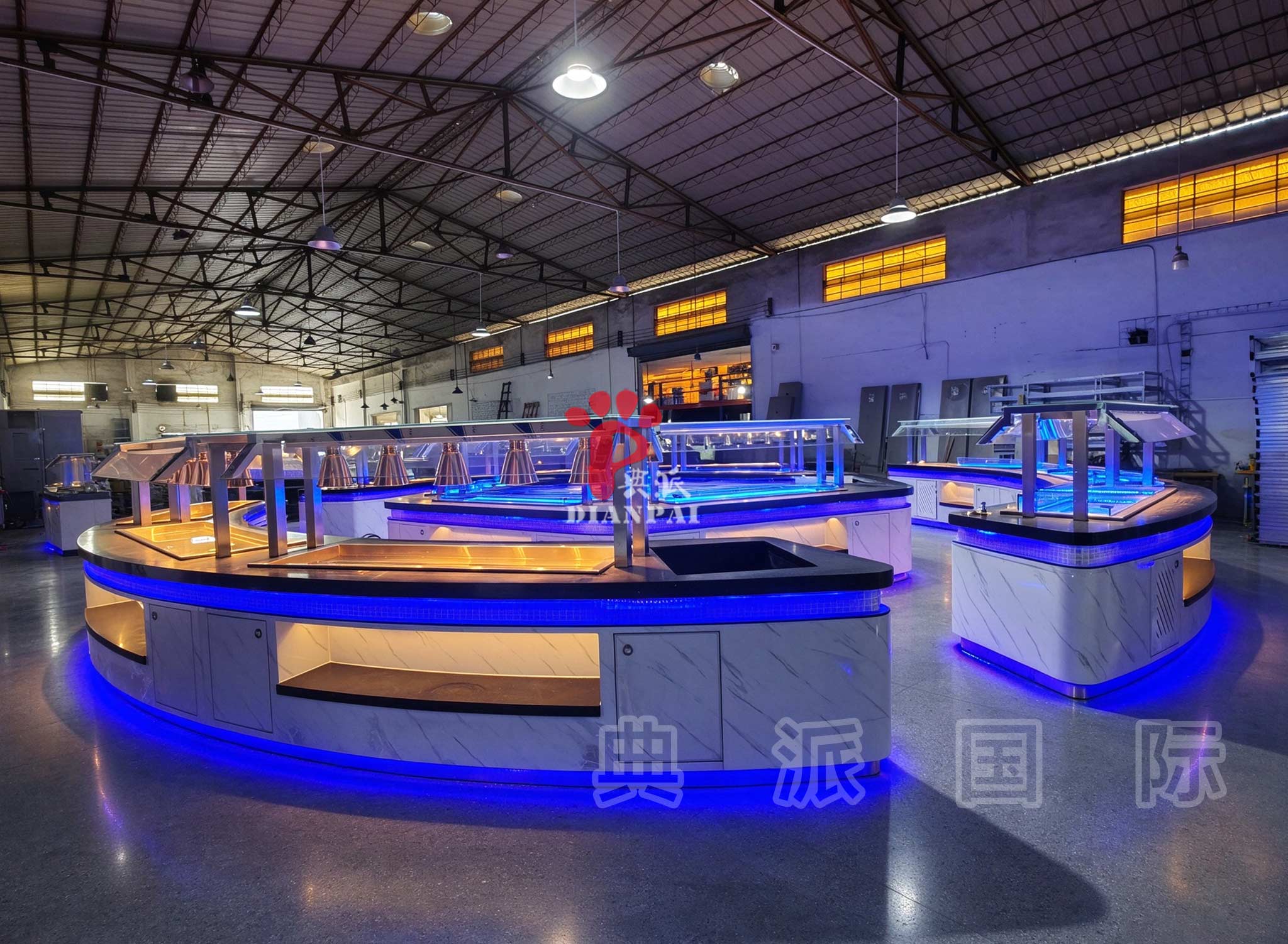 美国自助餐台设计趋势——环形设计自助餐台